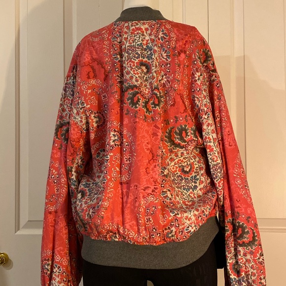 EUC free people floral bomber - Picture 3 of 4